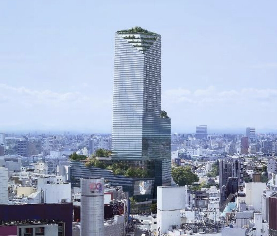 渋谷アッパー・ウエスト・プロジェクトの完成予想図