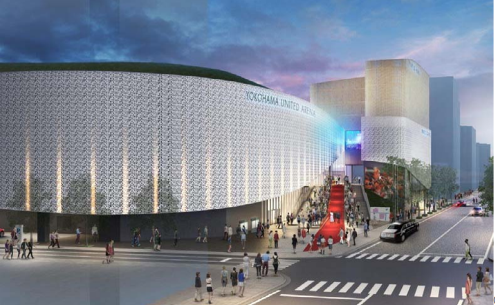 横浜ユナイテッドアリーナは2024年4月開業予定！横浜文化体育館跡地再開発で大型イベント施設が誕生。