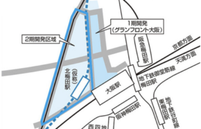 北梅田駅の地図(路線図)・ルートは？いつ開業？阪急やなにわ筋線も？大阪駅との乗り換え連絡通路は？2023年春開業！