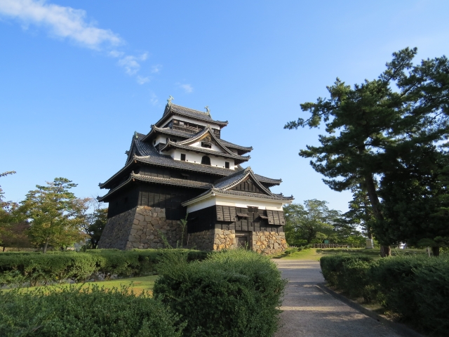 島根県の松江城の風景写真