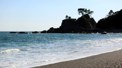 高知県の砂浜の風景写真