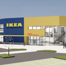 イケア(IKEA)前橋の完成予想図