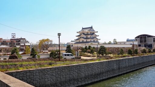 尼崎市の尼崎城の風景写真