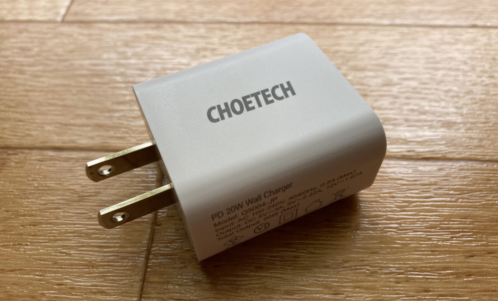 CHOETECHのPD充電器(20W USB-C PD Charger)の評価&レビュー！【iPhone&Android対応】のサムネイル画像
