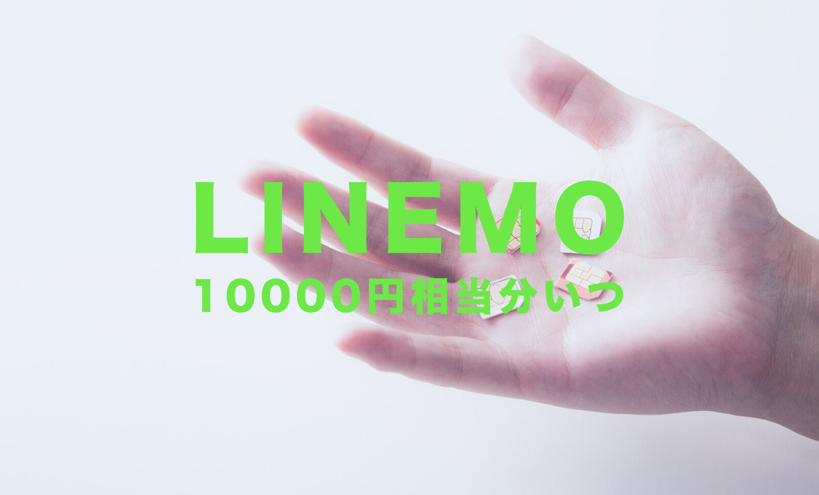 LINEMO(ラインモ)で最大10000円相当分のPayPayキャンペーンはいつもらえる？のサムネイル画像