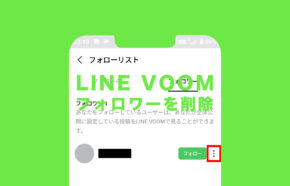 LINE VOOM(ラインブーム)でフォロワーを削除&整理するやり方は？