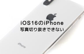 iOS16のiPhoneで写真を切り抜きできない原因と対処法は？