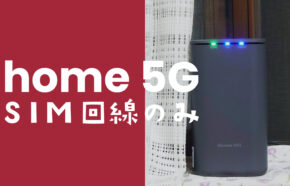 ドコモ home 5GをSIMのみ&回線のみ契約はできる？【ホーム5G】